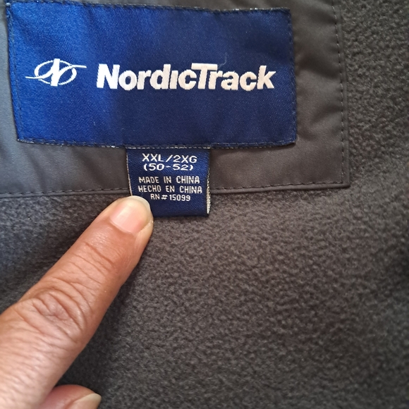 VINTAGE NORDICTRACK   Water Resistant JACKET MEN SIZE 2XL   Green olive - Picture 5 of 10